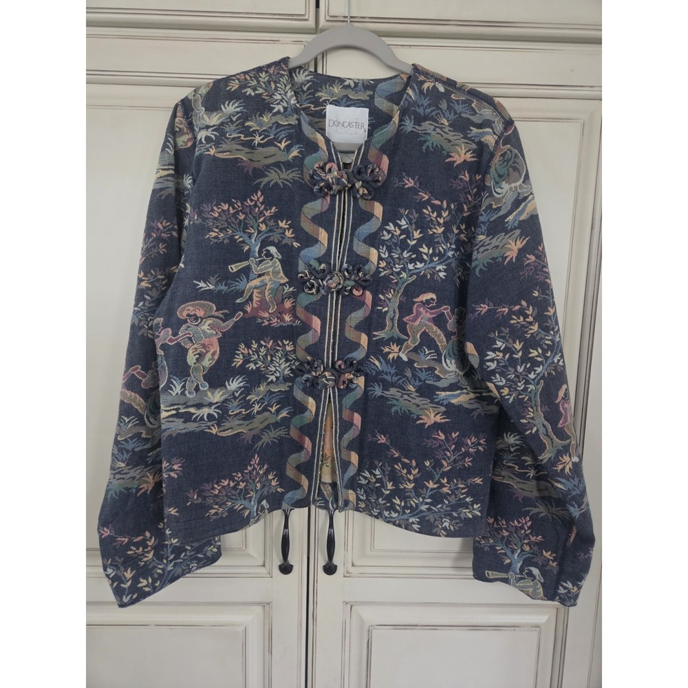 Doncaster Tapestry Jacket Women's 12 folk art artsy romantic classy